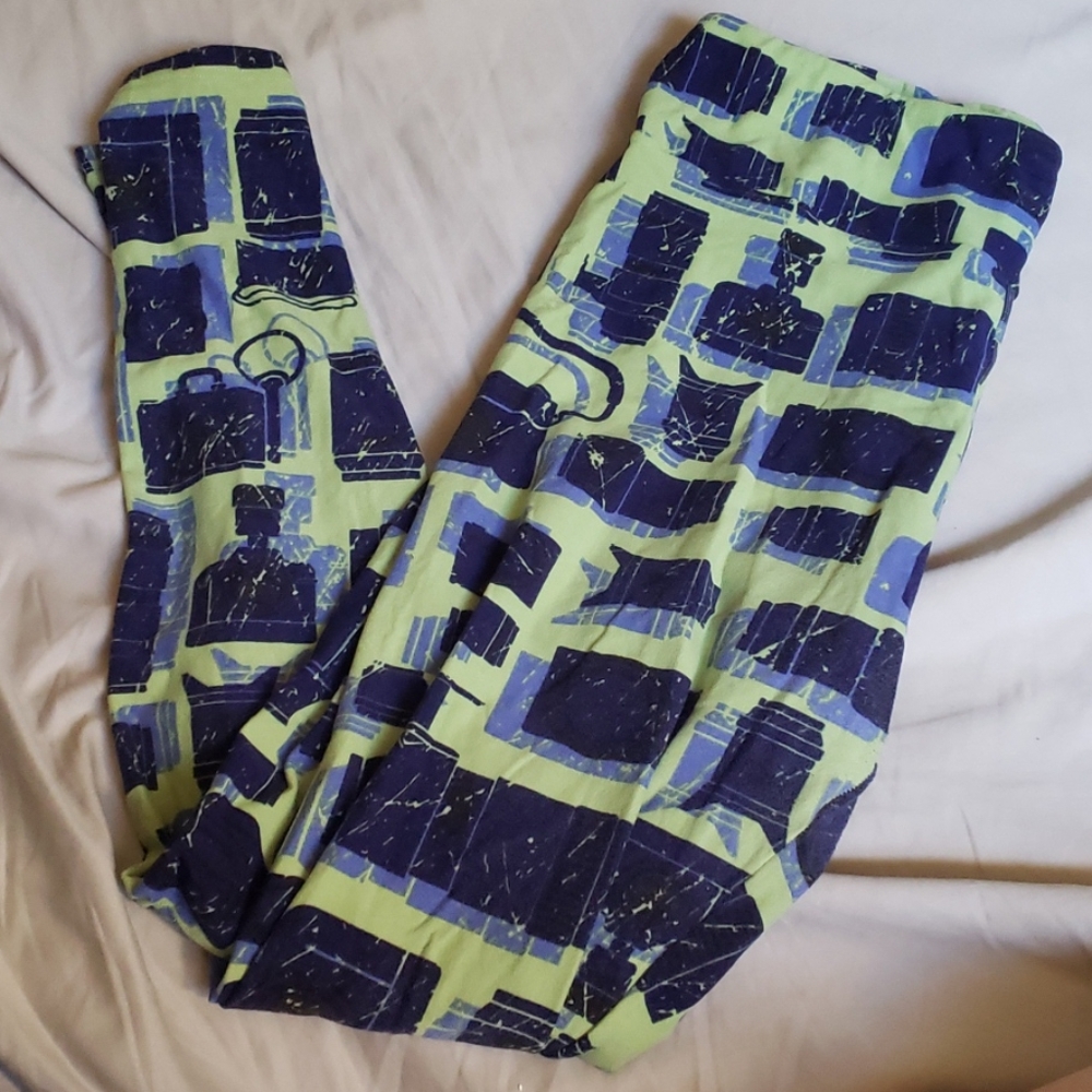 Lularoe Blue and Green Camera t&c